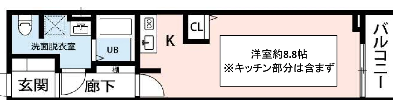 北小金駅 徒歩8分・2025年築の8.8帖ワンルーム（3階・最上階）敷金礼金なし・ペット可
