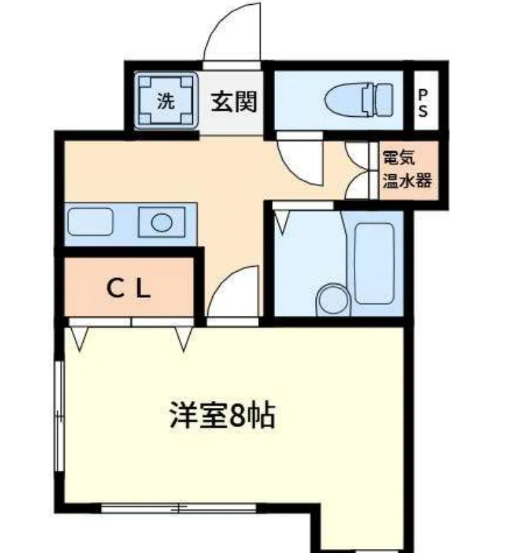 北小金駅 徒歩5分・家賃6.7万円の1K（7階）敷金礼金なし・オートロック