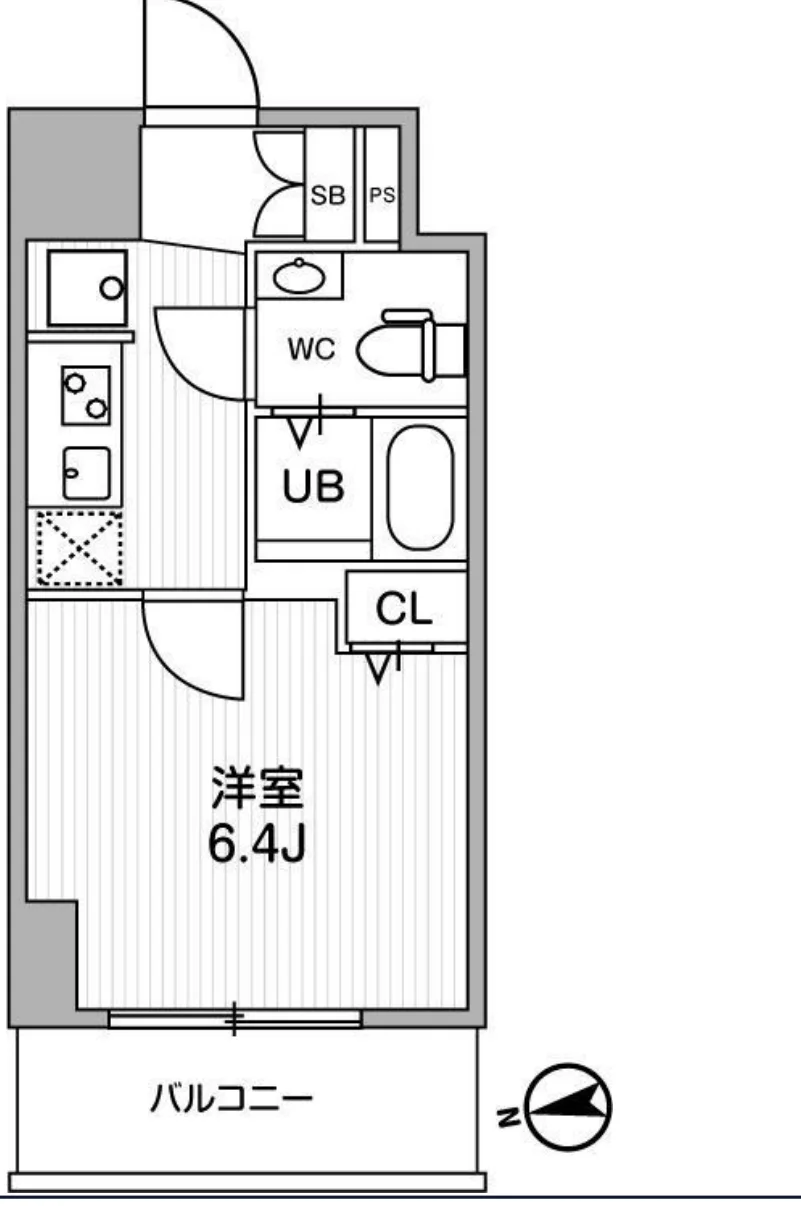 北松戸駅 徒歩6分・2024年築の1K（6階）オートロック・浴室乾燥機・礼金なし