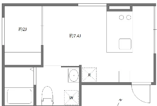 南千住駅 徒歩11分・2024年築の1DK(最上階5階)ネット無料